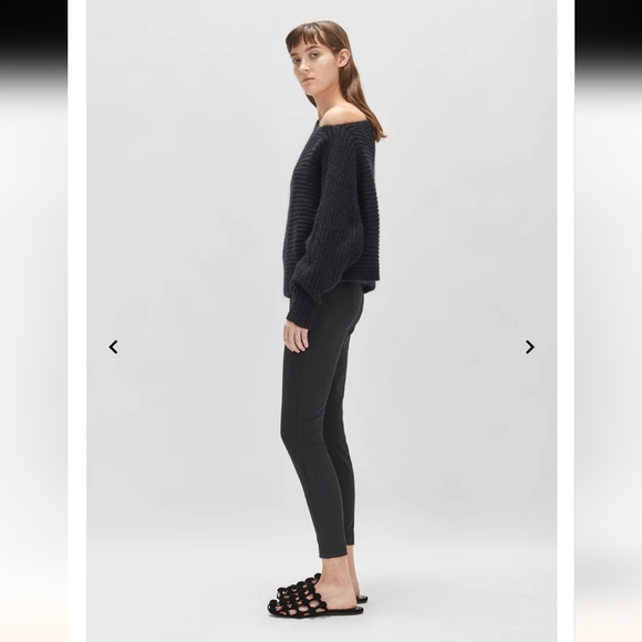 T by Alexander Wang Chunky Mohair Asymmetrical Sweater Size XS - Picture 3 of 9